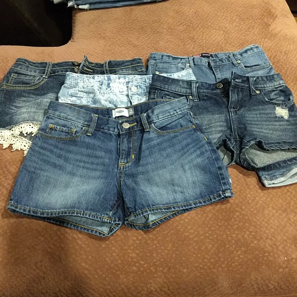 Lot of 5 girls size 12 shorts